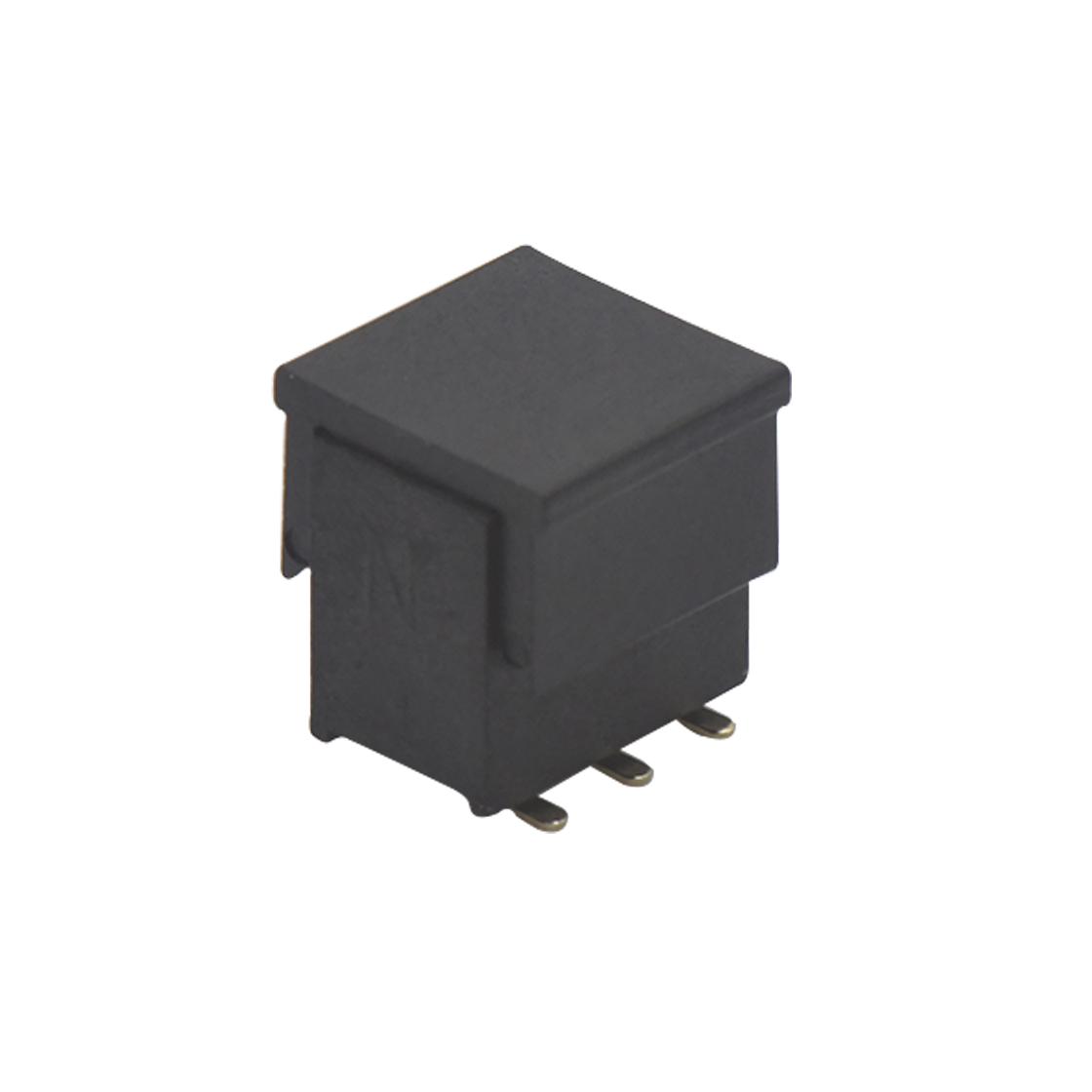 FH2541 排母连接器 Pitch 2.54mm 180° 双排 SMT+CAP U型排母 塑高5.0 PC 6.5